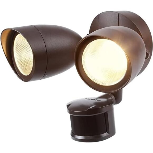 Motion Sensor Flood Light, UL & ES Listed, Aluminum LED Security Lights - Picture 7 of 7